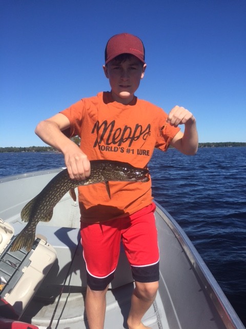 Photo of Pike Caught by Bryce with Mepps Aglia & Dressed Aglia in Ontario