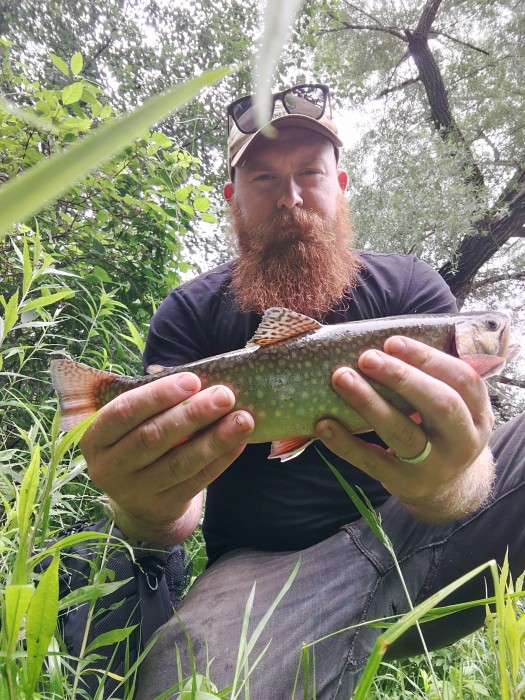 Photo of Trout Caught by Dylan with Mepps XD in New York