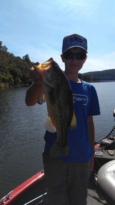 Photo of Bass Caught by Colegan with Mepps Syclops in Pennsylvania
