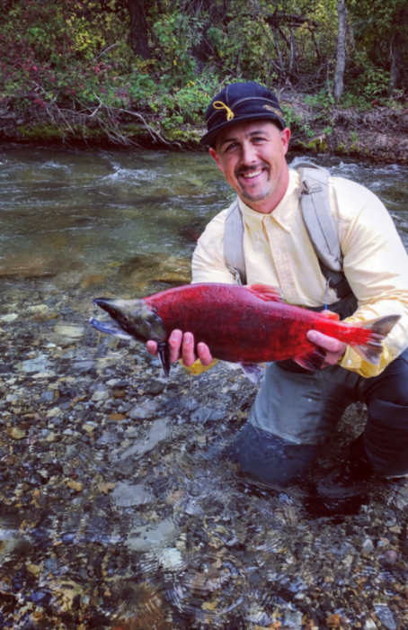 Photo of Salmon Caught by Rob with Mepps Flying C in United States