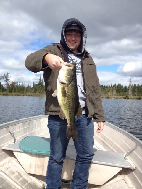 Photo of Bass Caught by Logan with Mepps Aglia & Dressed Aglia in Michigan