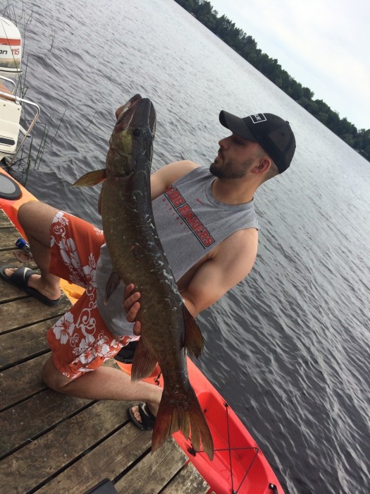 Photo of Musky Caught by James with Mepps Comet MX Mino in Wisconsin