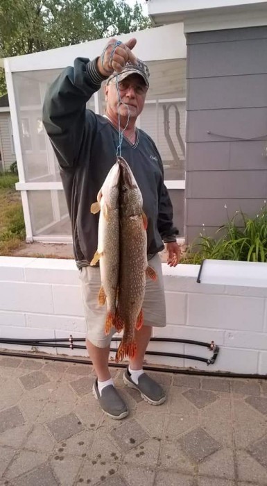Photo of Pike Caught by Charles N with Mepps Black Fury in Michigan