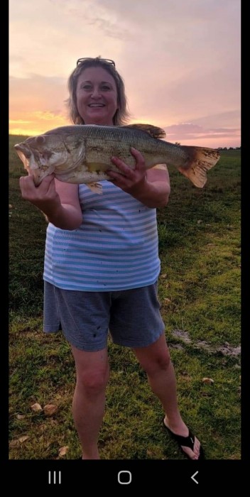 Photo of Bass Caught by Melissa with Mepps Aglia & Dressed Aglia in Kentucky