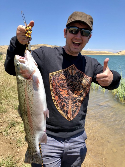 Photo of Trout Caught by Sean with Mepps Aglia-e in California