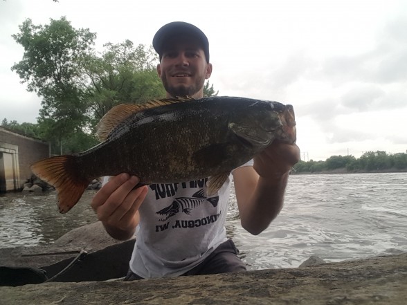 Photo of Bass Caught by Eric with Mepps Musky Marabou in Minnesota