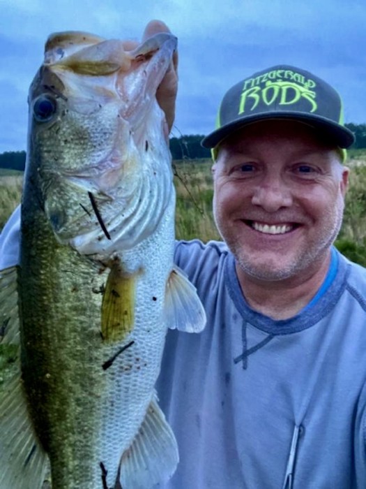 Photo of Bass Caught by James with Mepps Aglia & Dressed Aglia in North Carolina