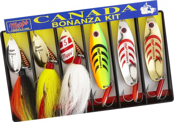 Canada Bonanza Kit - Musky and Pike Variety Fishing Lure | Mepps