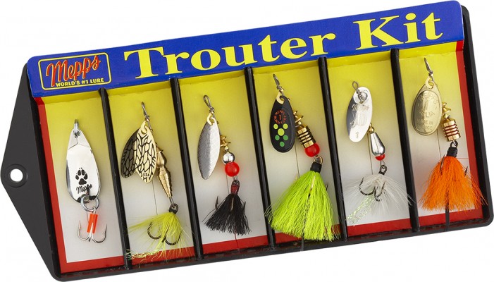 Trouter Kit - Plain and Dressed Assortment Fishing Lure | Mepps