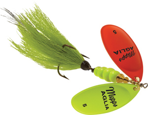 Mepps Double Blade Aglia Increases Lure Visibility - Mepps Press Release