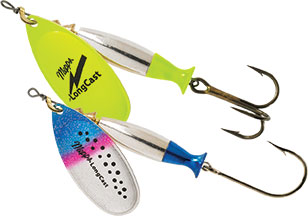 Details about  / 5x Mepps LONGCAST 6 piece Tiger Size 4//17,0g Lures Spinners- 							 							show original title 1 FREE