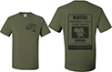 Icon of Military Green Squirrel Tail T-Shirts