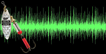 Waveforms of the sounds produced by the Aglia Long #2