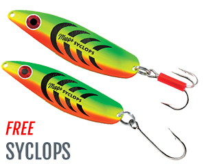 Free Mepps Syclops Spoons